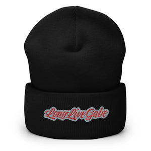 Long Live Gabe - Cuffed Beanie - Dark Red