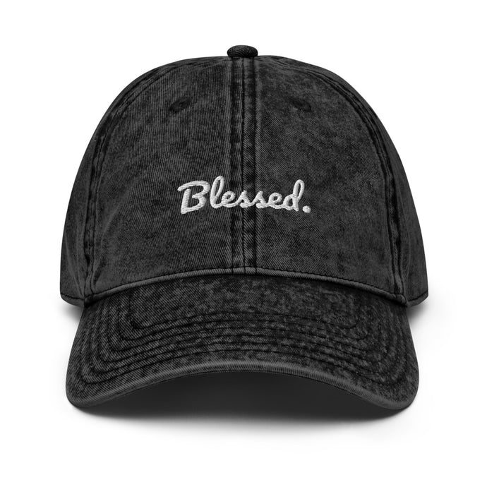 Blessed. - Vintage Cotton Twill Cap